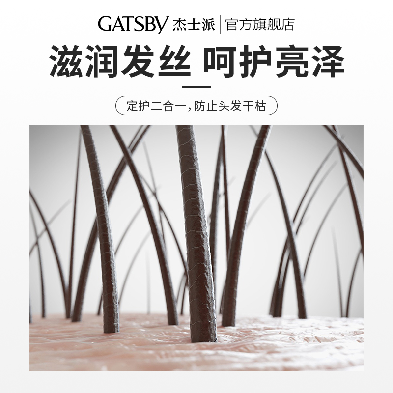 Gatsby杰士派造型啫喱膏加强定型男士湿发啫喱碎发整理易清洗发胶