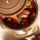 Carrot cast iron enamel pot casserole soup pot