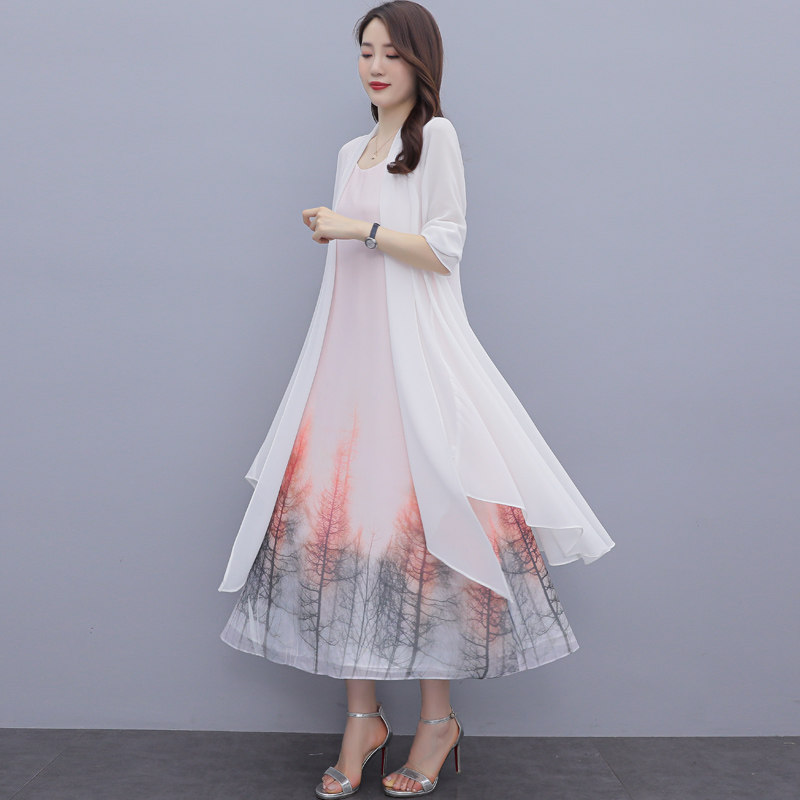 雪纺小披肩配裙子夏新款中国风开衫 丽淘衣秀短外套