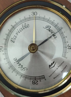 德国手工制作实木天气检测仪