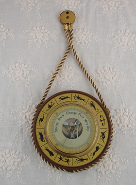 西洋收藏品手工制作晴雨表复古