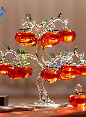 事事如意客厅摆件水晶