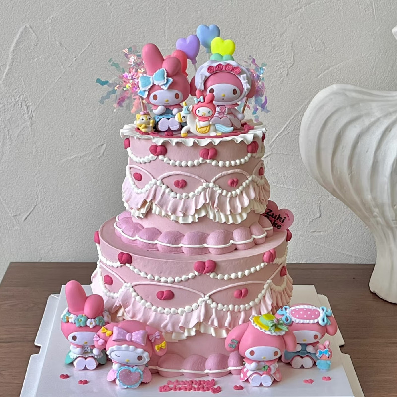 三丽鸥库洛米女神蛋糕装饰摆件美乐蒂玉桂狗可爱公主儿童生日公仔,淘宝优惠券,粉丝福利购,淘宝优惠卷