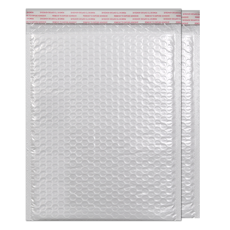 白色珠光膜气泡信封袋加厚防水防震服装书本配件快递泡沫包装袋 - 图2