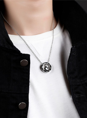 情侣项链镶钻星星短款吊坠锁骨链