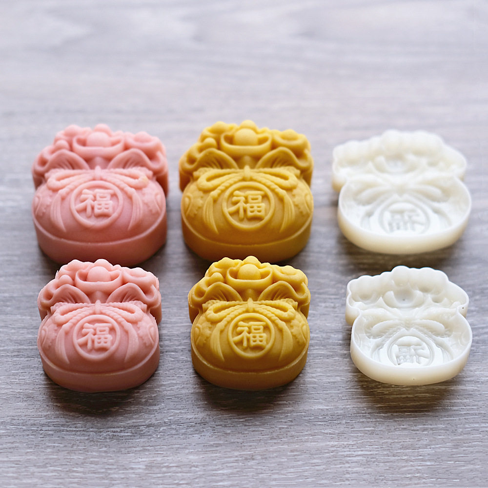 50g75g元宝福袋月饼模具  中式糕点模 馒头山药糕 烘焙模 香牌模,淘宝优惠券,粉丝福利购,淘宝优惠卷