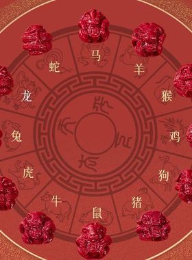 真朱砂手链龙年本命年手串真品