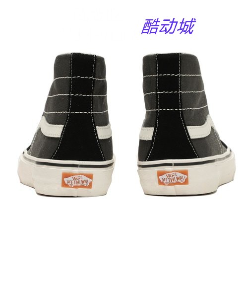 VANS范斯Sk8-Hi 138 Decon SF海军蓝侧边棋盘格休闲鞋VN0A4BX2B6V-图2