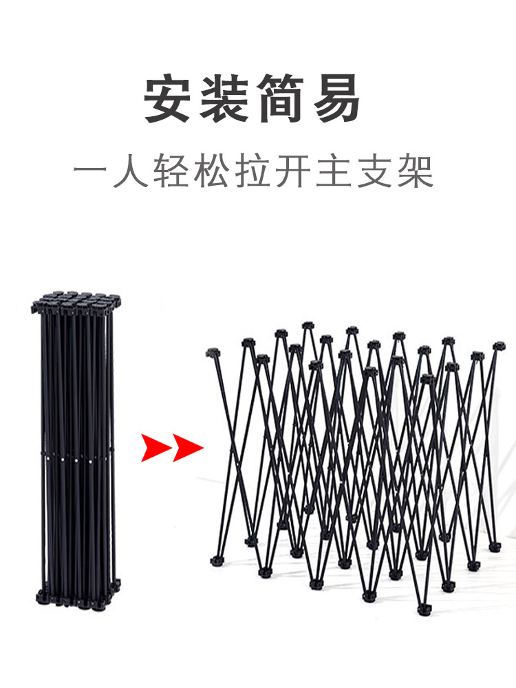 拉网展架绗架签到签名墙桁架kt板背景墙海报布定制折叠喷绘支架 - 图0