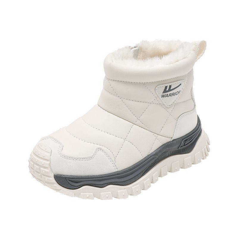 回力童鞋儿童雪地靴女童加绒鞋2025冬季新款男童大棉鞋套脚保暖鞋,淘宝优惠券,粉丝福利购,淘宝优惠卷