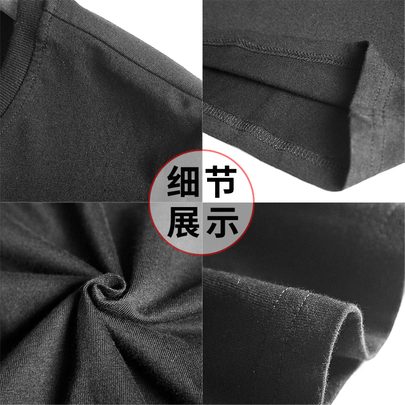 团建定制t恤工作服文化广告衫diy印字图logo短袖私人订做纯棉衣服