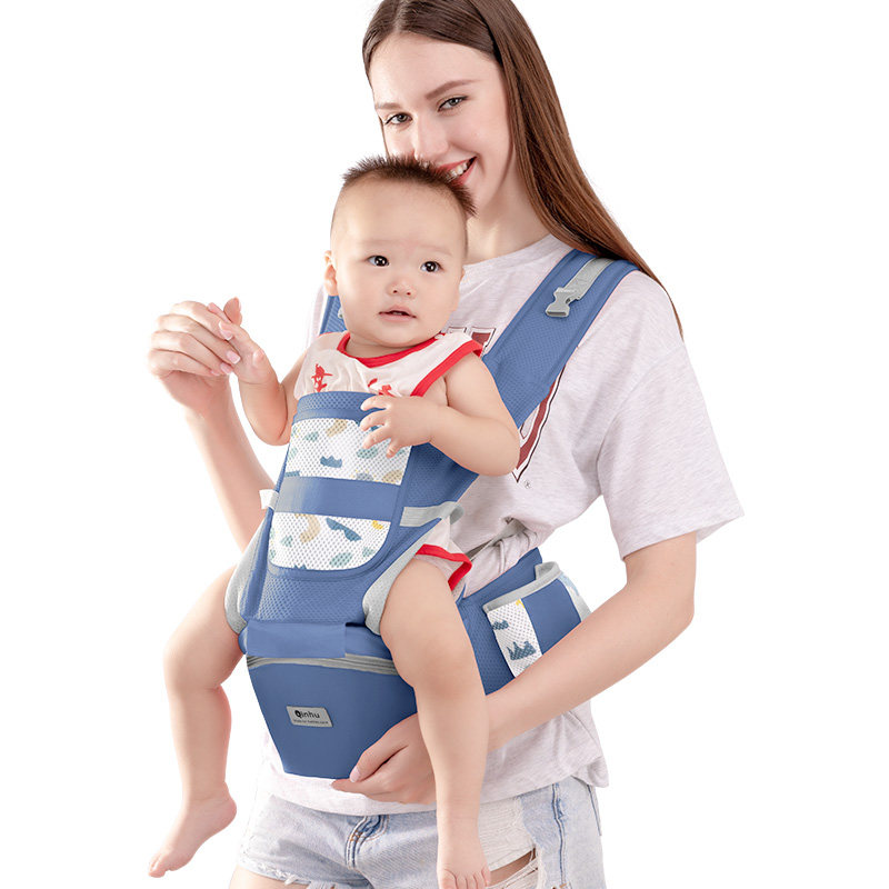 宝宝夏季外出背娃抱娃神器轻便腰凳 沁护母婴抱婴腰带/腰凳
