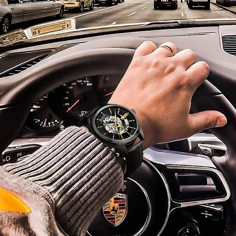 德国正品男士全自动兰博基尼机械表 亚地亚国产腕表