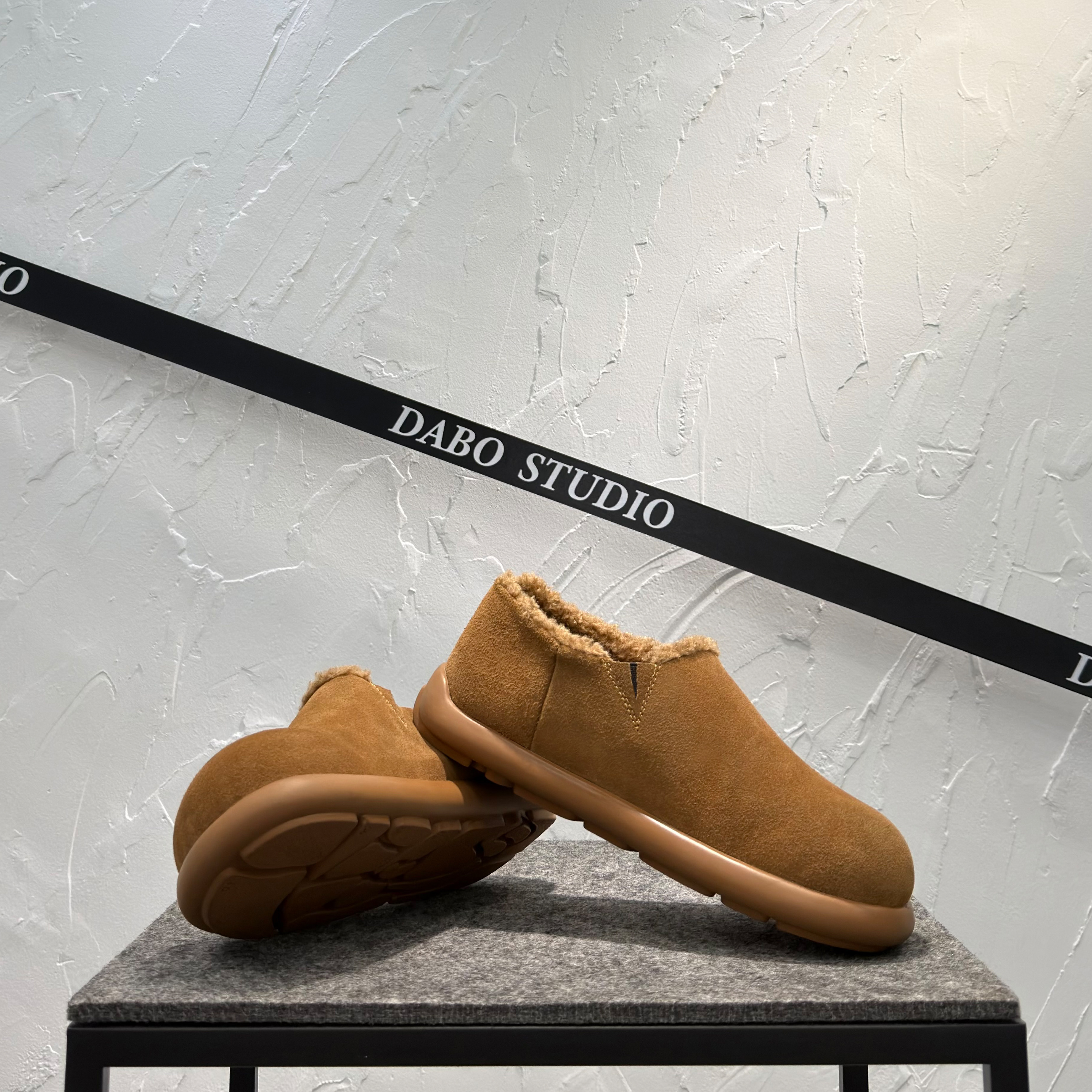 勃肯鞋男款2025新款冬季真皮丑萌鞋加绒保暖软底棉鞋一脚蹬休闲鞋,淘宝优惠券,粉丝福利购,淘宝优惠卷