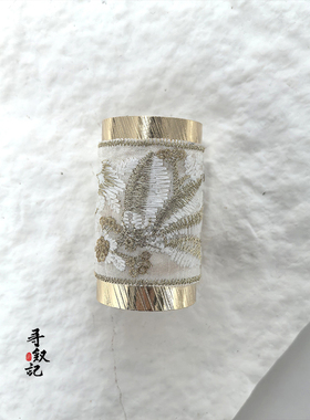 原创手工刺绣精致发簪发饰