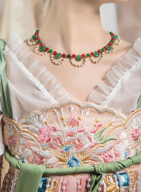 唐风汉服复古璎珞项链