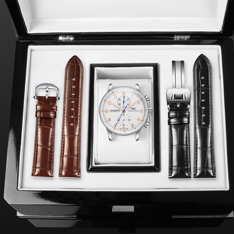 十瑞表带万国葡萄牙美洲鳄鱼皮表带 十瑞配件