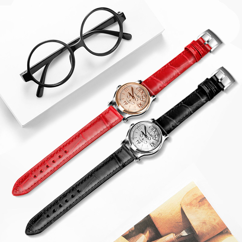 十瑞表带女肖邦手表带鳄鱼皮快乐钻 十瑞配件