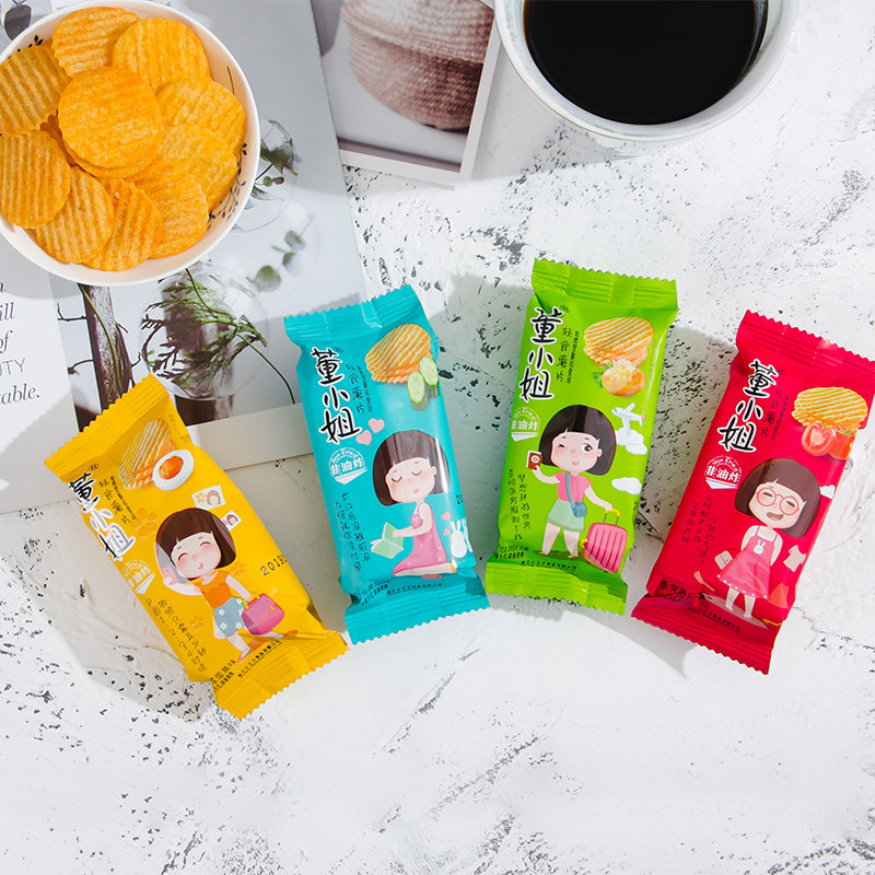 董小姐黄瓜一箱批发超大包礼包薯片 新之瑞食品膨化食品
