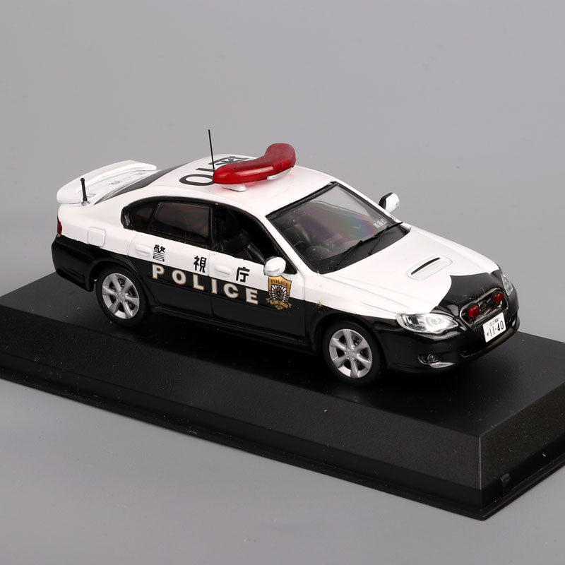 京商 1/43 SUBARU LEGACY B4 2.0GT 2007警视厅交通警车-图2