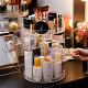 Dormitory rotating makeup, skin care and lipstick storage box