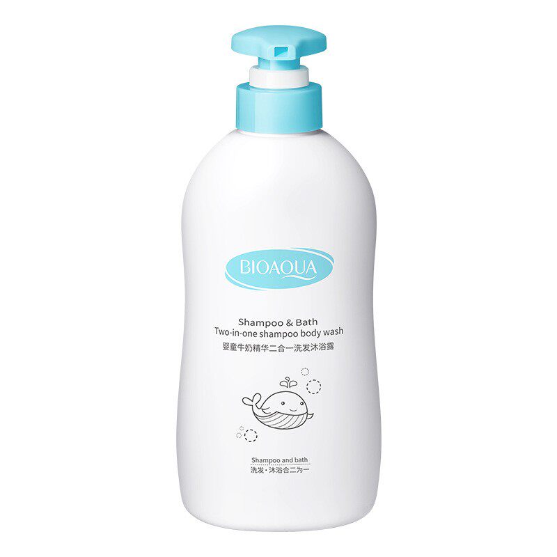 泊泉雅婴童牛奶二合一洗发水沐浴露新生婴儿宝宝儿童深层清洁正品