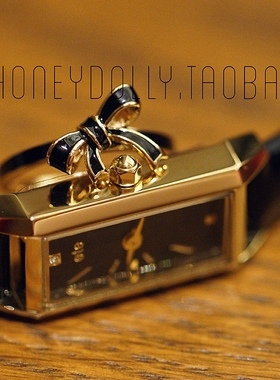 18K金蝴蝶结戒指 女小众设计黄金黑色白色指环纯银珐琅时尚个性男