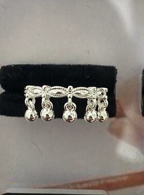 精致冷淡风蝴蝶皇冠开口可调节戒指时尚百搭高级感小众指环新款潮