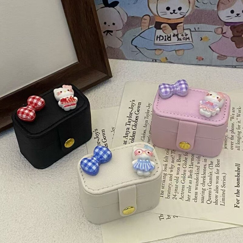Cute kitten ring box couple exquisite gift box