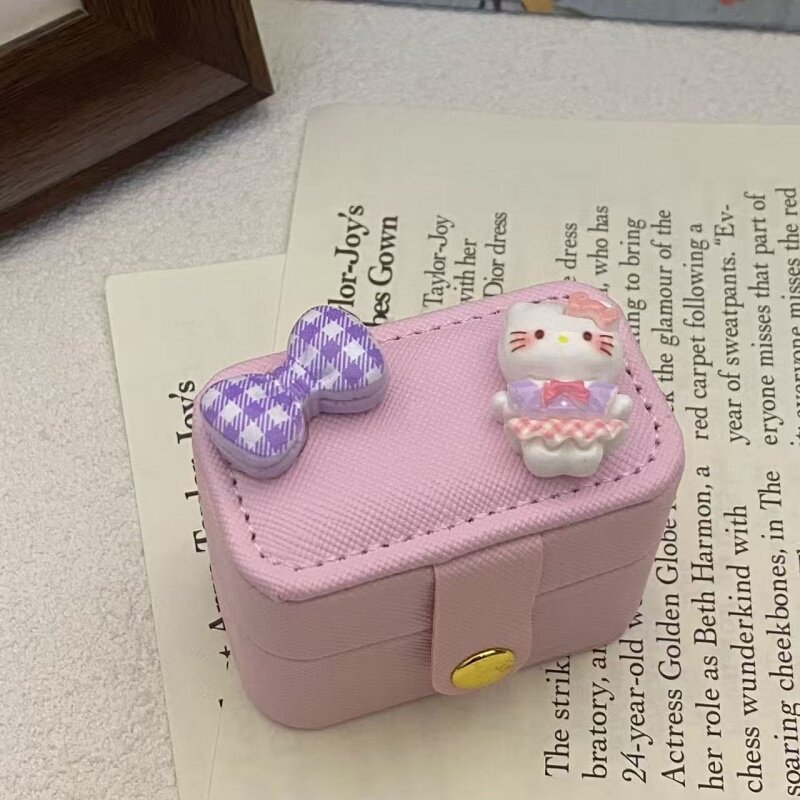 Cute kitten ring box couple exquisite gift box