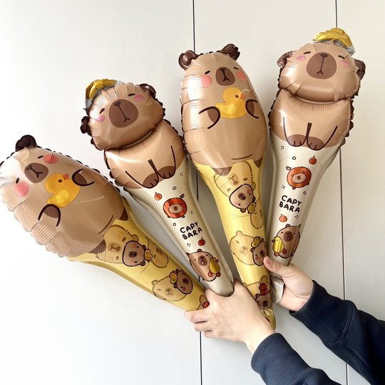 Kapibala Balloon Handheld Stick Puffer Bat