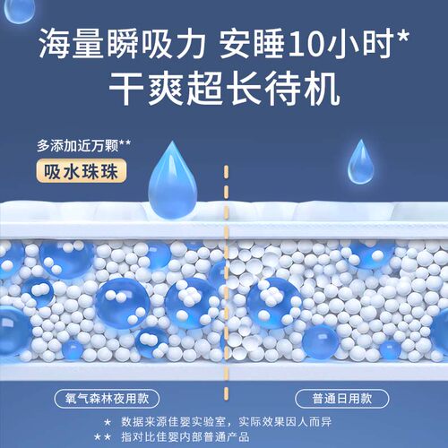 【夜用推荐】佳婴氧气森林安睡拉拉裤加大婴儿男宝宝尿不湿纸尿裤 - 图1