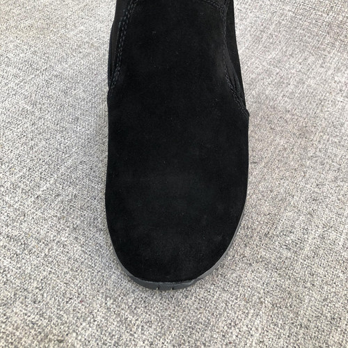 外贸真皮平跟套脚圆头单鞋大码女鞋牛皮休闲鞋 Q5765瑕疵捡漏 - 图0