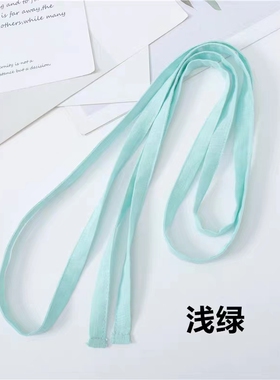 百搭衬衣棉细窄长腰带
