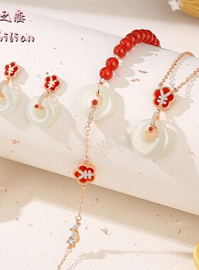 925银新中式平安扣项链女