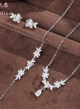 925银茉莉花手链轻奢森系女款