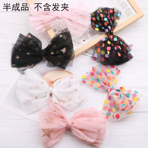 Заколка для волос с бантиком, шпильки для волос, детский аксессуар для волос для принцессы, ободок, в западном стиле