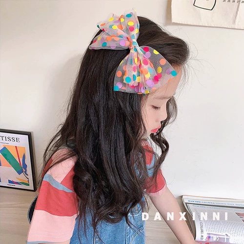 Заколка для волос с бантиком, шпильки для волос, детский аксессуар для волос для принцессы, ободок, в западном стиле