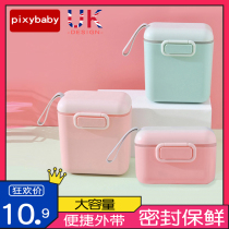 Baby Baby Packaged Milk Powder Box Outside With Large Capacity Portable Case Seal Tank Storage Case Split mini Mini