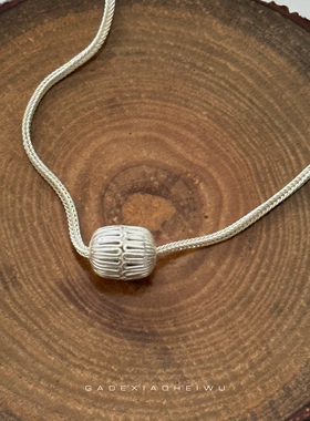 呷的小黑屋纯银990项链纯手工彝族首饰精致民族风首饰项链