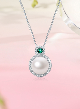 周六福淡水珍珠链坠优雅简约小众