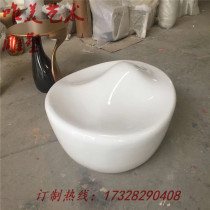 Glass fiber Yamagata Seated Pendulum Pieces Indoor Mall Square Front Desk Rest Area Beauty Chen Colored Drawing Model Sculptures