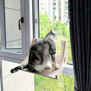 Cat space capsule jumping platform hammock cat nest window glass suction cup climbing frame cat scratching post without drilling installation to bask in the sun