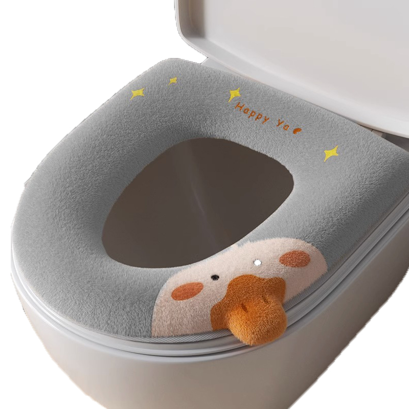 马桶坐垫家用秋冬季女孩子加厚坐便器圈四季通用防水智能马桶垫子