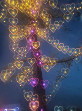 爱心眼镜网红看心形桃心型神器