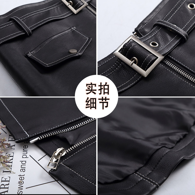 2020新款气质春秋超火小黑色半身裙 迷样女子半身裙