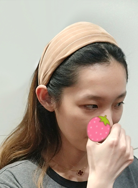 铜氨丝条纹2mm修脸通勤精作发箍