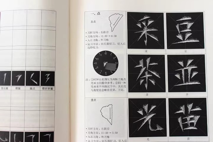 【旗舰正版】单刀楷书边款刻法与创作 边款刀法章法风格边款方向及边款语言图例技法入门教程 篆刻艺术边款创作实践教材 西泠印社 - 图3