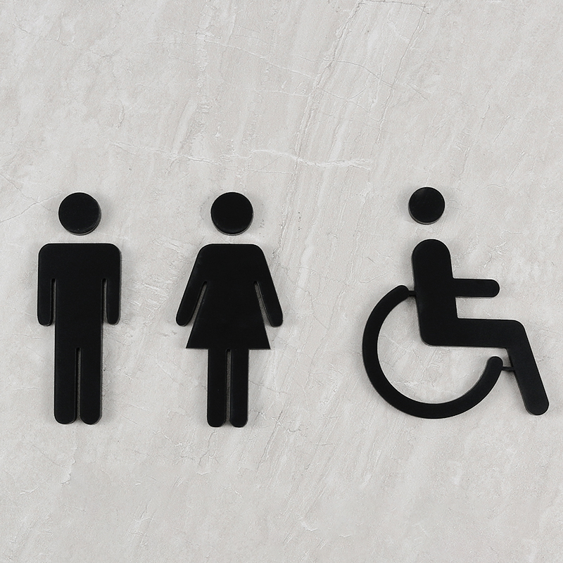 创意wifi厕所提示指示牌淋浴间卫生间禁止吸烟标识牌工具间标志牌 - 图1