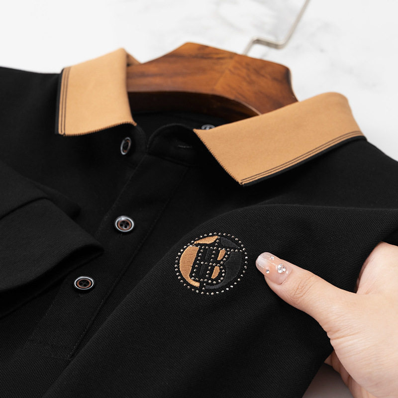 春秋特价清仓新款长袖翻领爸爸外贸父亲商务休闲通勤男polo衫,淘宝优惠券,粉丝福利购,淘宝优惠卷